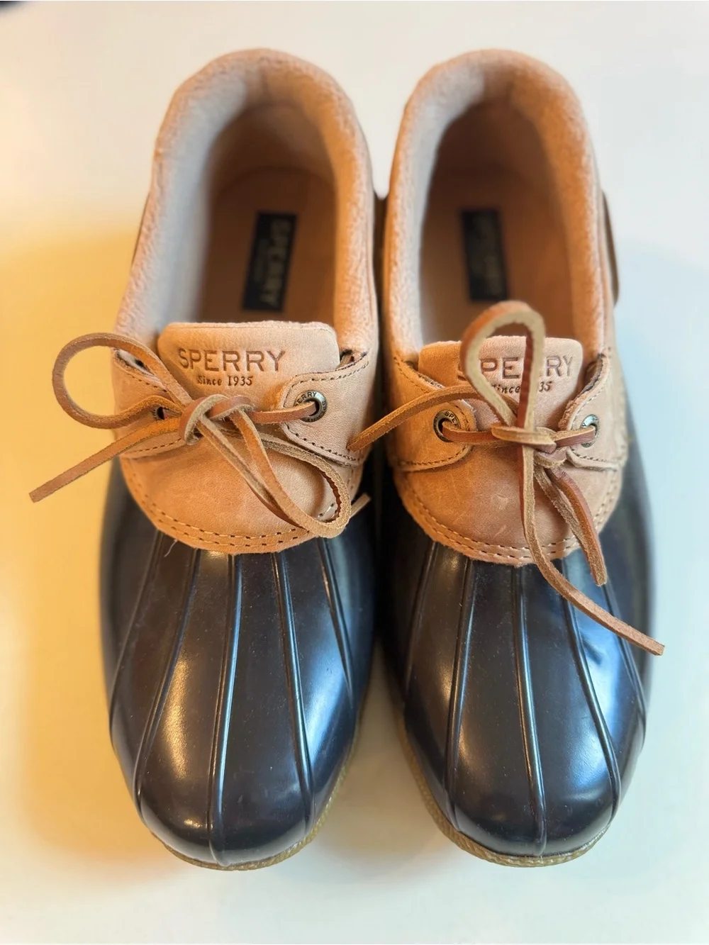 Sperry Top-Sider Brown Duck Shoes | Waterproof Leather| Fall Essential